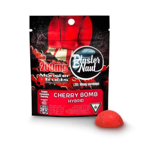 Monster Extracts - Monster Xtracts Cherry Bomb Blasternaut Gummy 200mg Main Image