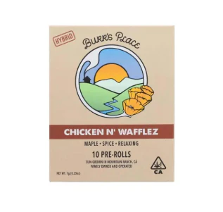 Burr's Place - Burr's Place .7g Chicken N Wafflez Preroll 10pk Main Image
