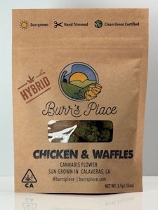 BURR'S PLACE - Burr's Place Chicken & Waffles 1/8 PD 31%