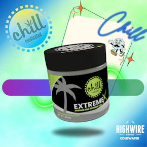 Chill Medicated Extreme Body Rub 1:1 2000 mg THC:CBD