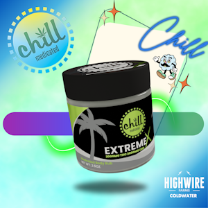 CHILL MEDICATED - Chill Medicated Extreme Body Rub 1:1 2000 mg THC:CBD