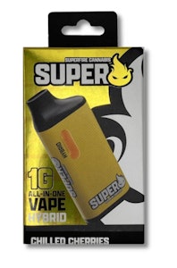 SUPERFIRE - Superfire-Chilled Cherries-AIO-Hybrid-1g- % THC