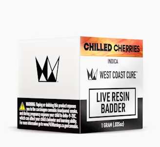WEST COAST CURE - West Coast Cure - Badder - Indica - Chilled Cherries - (1g)