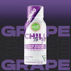 CHILL MEDICATED - Chill Medicated - Grape | 100mg THC Live Rosin Syrup 