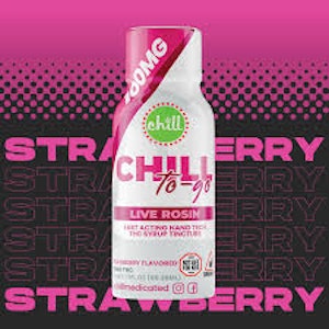 CHILL MEDICATED - Chill Medicated - Strawberry | 100mg THC Live Rosin Syrup 