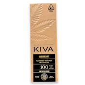 Kiva - Dark Chocolate Bar - Chocolate - 10pk - 100mg