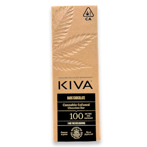 Kiva Confections - Kiva - Dark Chocolate - Chocolate Bar - 100mg