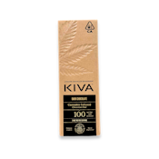 Kiva - Dark Chocolate Bar - Chocolate - 10pk - 100mg