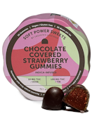 Chocolate Covered Strawberry | Gummies | 100mg/10 Pieces | Soft Power Sweets