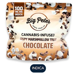 BIG PETE'S TREATS - Big Pete's - Chocolate Crispy Indica - Marshmallow Treat - 100mg