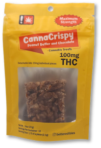 CannaCrispy - Peanut Butter & Chocolate, Sativa