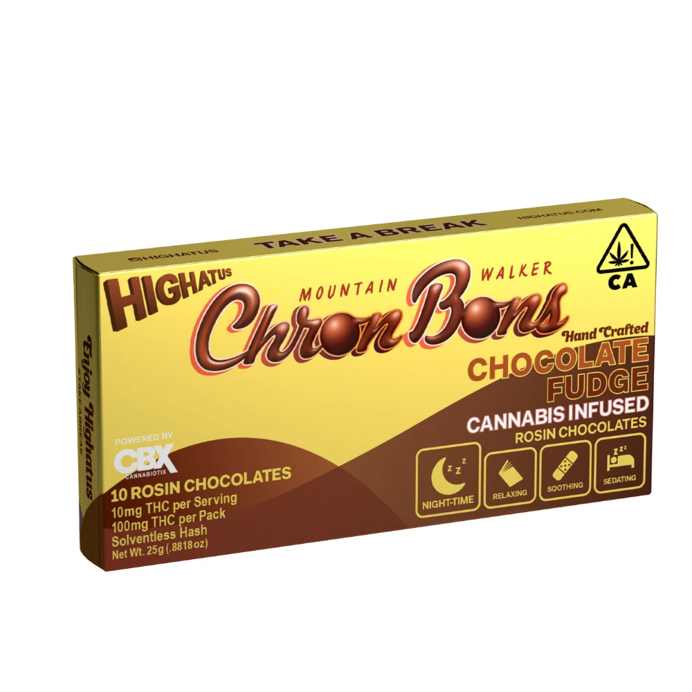 Highatus - Highatus ChronBons Chocolate Fudge Rosin Chocolates 100mg Main Image