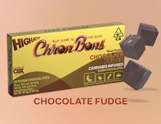 CBX - Highatus - ChronBons - Chocolate Fudge - 100mg THC Rosin Chocolates - 10pk