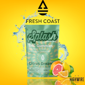 Splash Citrus Dream Live Resin Gummies 200mg (Hybrid)