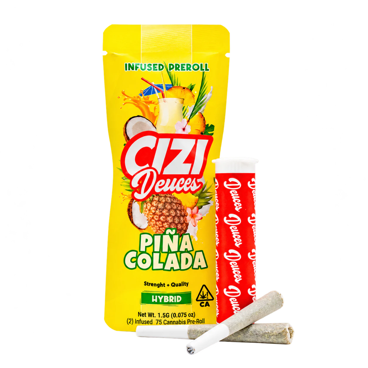 Cizi - CIZI | Pina Colada | Infused Pre-Roll | 2pk Main Image