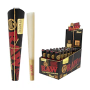 RAW | Black Classic | Cones | 1¼ | 6pk
