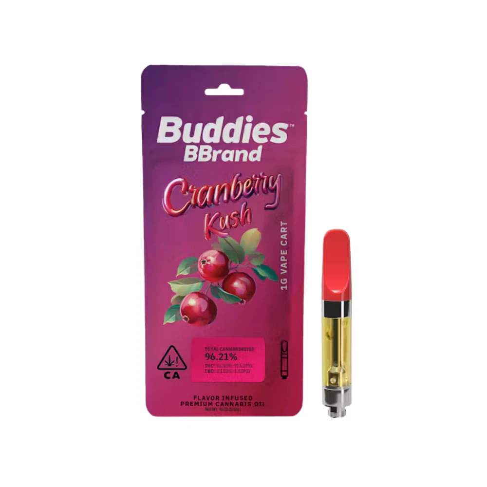 Buddies Brand - BBrand - 1g Cart - Cranberry Kush Main Image