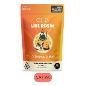 CLSICS - CLSICS - Clockwork Lemon - Live Rosin Gummies - 100mg - 10pk