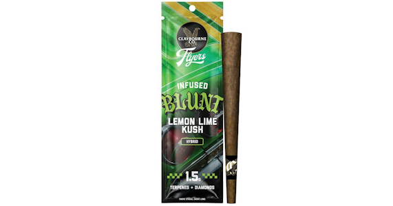 CLAYBOURNE CO. - CLAYBOURNE | LEMON LIME KUSH BLUNT - INFUSED | PREROLL | 1.5G