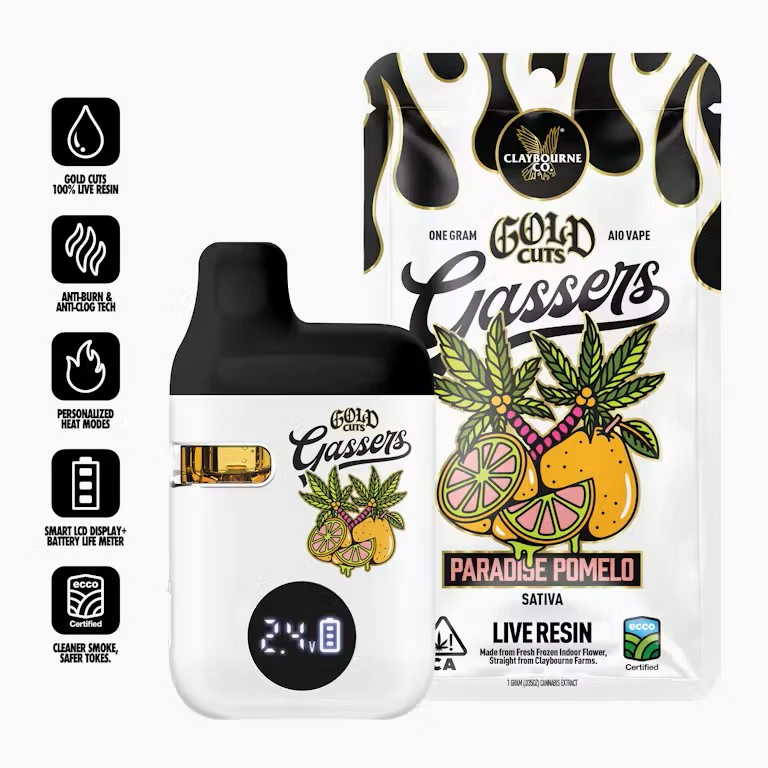 Claybourne Co. - Claybourne Co. - 1g Gold Cuts AIO - Paradise Pomelo Main Image
