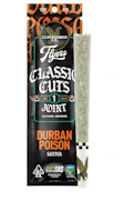 Claybourne Classic Cut Preroll 1g Durban Poison