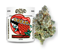 Claybourne Gold Cuts 3.5g Strawberry C.R.E.A.M. 
