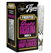 Claybourne Frosted Flyers Infused 5pk Prerolls 2.5g Grape Gasolina