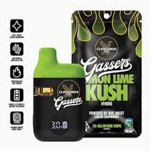 CLAYBOURNE CO. - Claybourne Co. - 1g AIO - Lemon Lime Kush