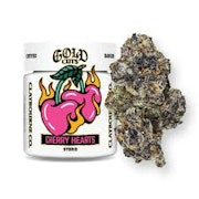 Claybourne Co. - 3.5g Gold Cuts - Cherry Hearts
