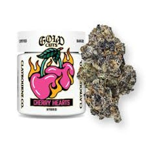 CLAYBOURNE CO. - Claybourne Co. - 3.5g Gold Cuts - Cherry Hearts