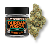 Claybourne 3.5g Durban Poison