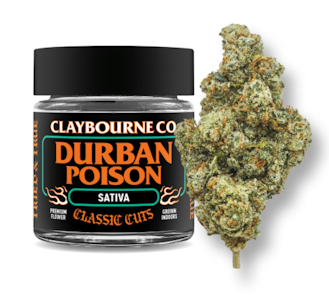 CLAYBOURNE CO. - Claybourne 3.5g Durban Poison