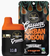 Claybourne Gassers All In One 1g Durban Poison