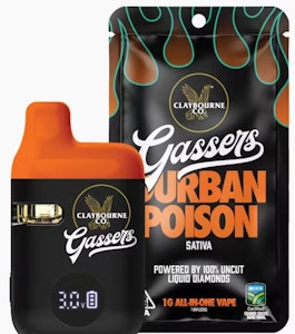 CLAYBOURNE CO. - Claybourne Gassers All In One 1g Durban Poison