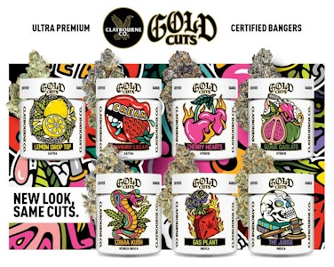 CLAYBOURNE CO. - 3.5g Lemon Drop Top (Gold Cuts) - Claybourne