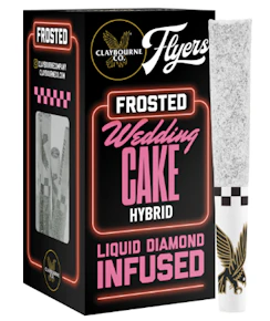 Wedding Cake Flyers Frosted Infused 5 Pack 2.5G