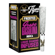 Claybourne Frosted Flyers Infused 5pk Prerolls 2.5g Grape Gasolina