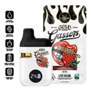 Claybourne Co. - 1g Live Resin Gold Cuts AIO - Strawberry C.R.E.A.M.