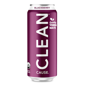 Clean Cause - Clean Cause - 16oz. Non-Infused Beverage - Sparkling Blackberry Yerba Mate