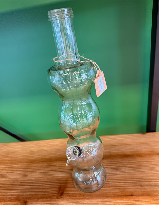 Green Piece - Green Piece | Clear Decorative Bong | Glass Main Image