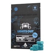 Heavy Hitters - Lights Out CloudBerry - 100mg THC 100mg CBN Gummies - 5pk