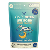 CLSICS | Blueberry Milk | Gummies | [150mg] 100mg THC: 25mg CBN: 25mg Melatonin | 10pc | Indica