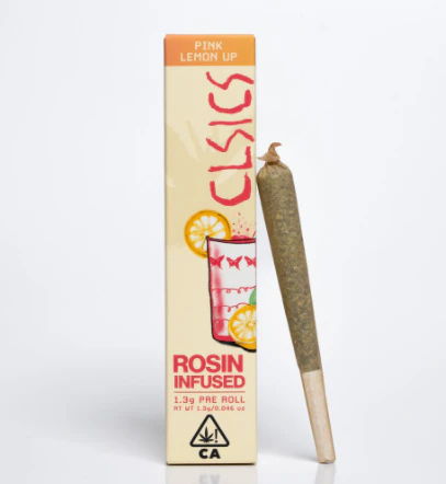 CLSICS - CLSICS Rosin Infused Preroll 1.3g Pink Lemon Up Main Image