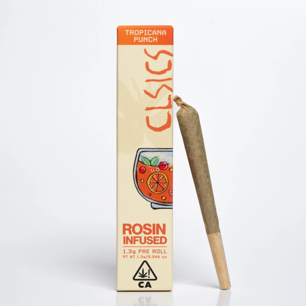 CLSICS - CLSICS - 1.3g Rosin Infused Preroll - Tropicana Punch Main Image