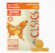 CLSICS Rosin 10pk Gummies Orange Tangerine THCV