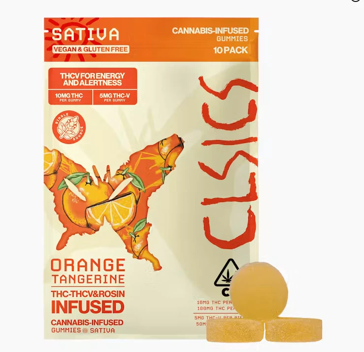 CLSICS - CLSICS Rosin 10pk Gummies Orange Tangerine THCV Main Image