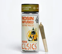 Clsics Rosin Infused 5pk Prerolls 2.5g Clockwork Lemon