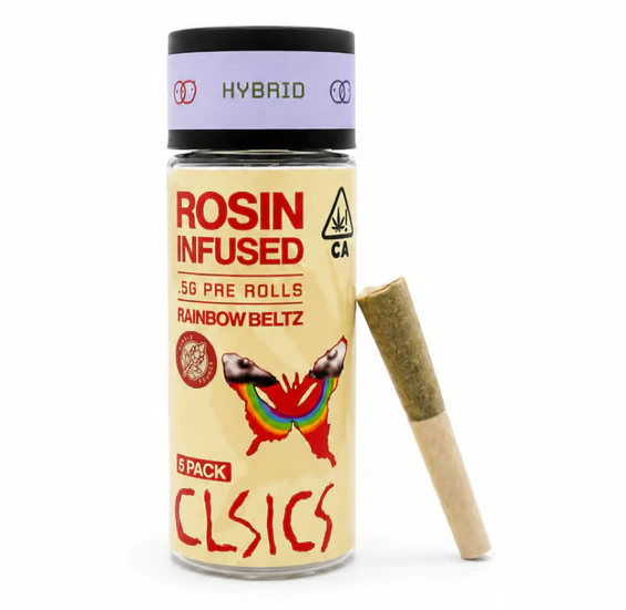 CLSICS - Clsics Rosin Infused 5pk Prerolls 2.5g Berry Prism Main Image