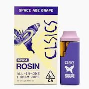 CLSICS Live Rosin All In One 1g Space Age Grape