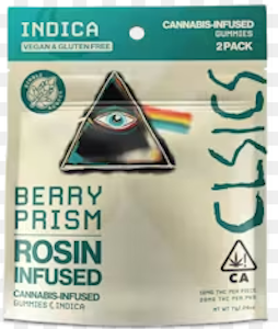 CLSICS - CLSICS Rosin 10pk Gummies 100mg Berry Prism